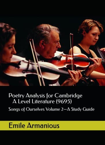Poetry Analysis for Cambridge A Level Literature (9695)