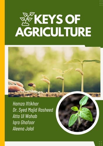 Keys of Agriculture-Public Service Commission Book for Exams