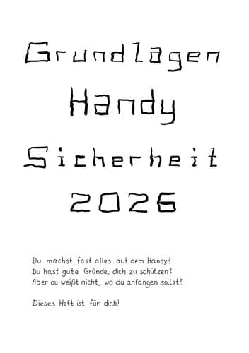 Grundlagen Handy Sicherheit 2026