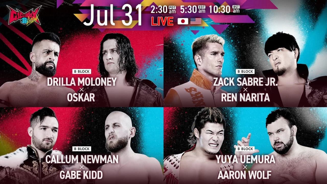 NJPW G1 Climax 36 - Day 9