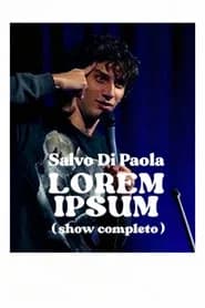 Salvo Di Paola: Lorem Ipsum