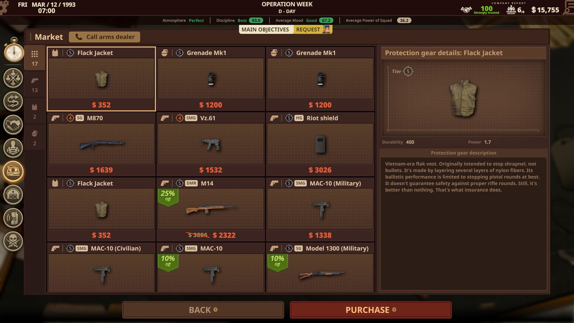 Private Military Manager: Tactical Auto Battler