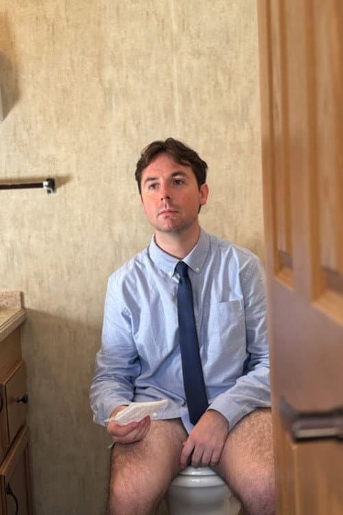 Man With News